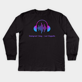 immigrant song - led zeppelin Kids Long Sleeve T-Shirt